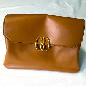 Bally emblem leather bag